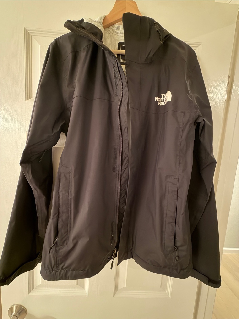 The North Face Men’s Black Hooded Rain Jacket